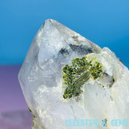 Quartz + Epidote + Hematite Medium Cluster Specimen