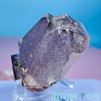 Amethyst + Epidote + Hematite Small Cluster Specimen