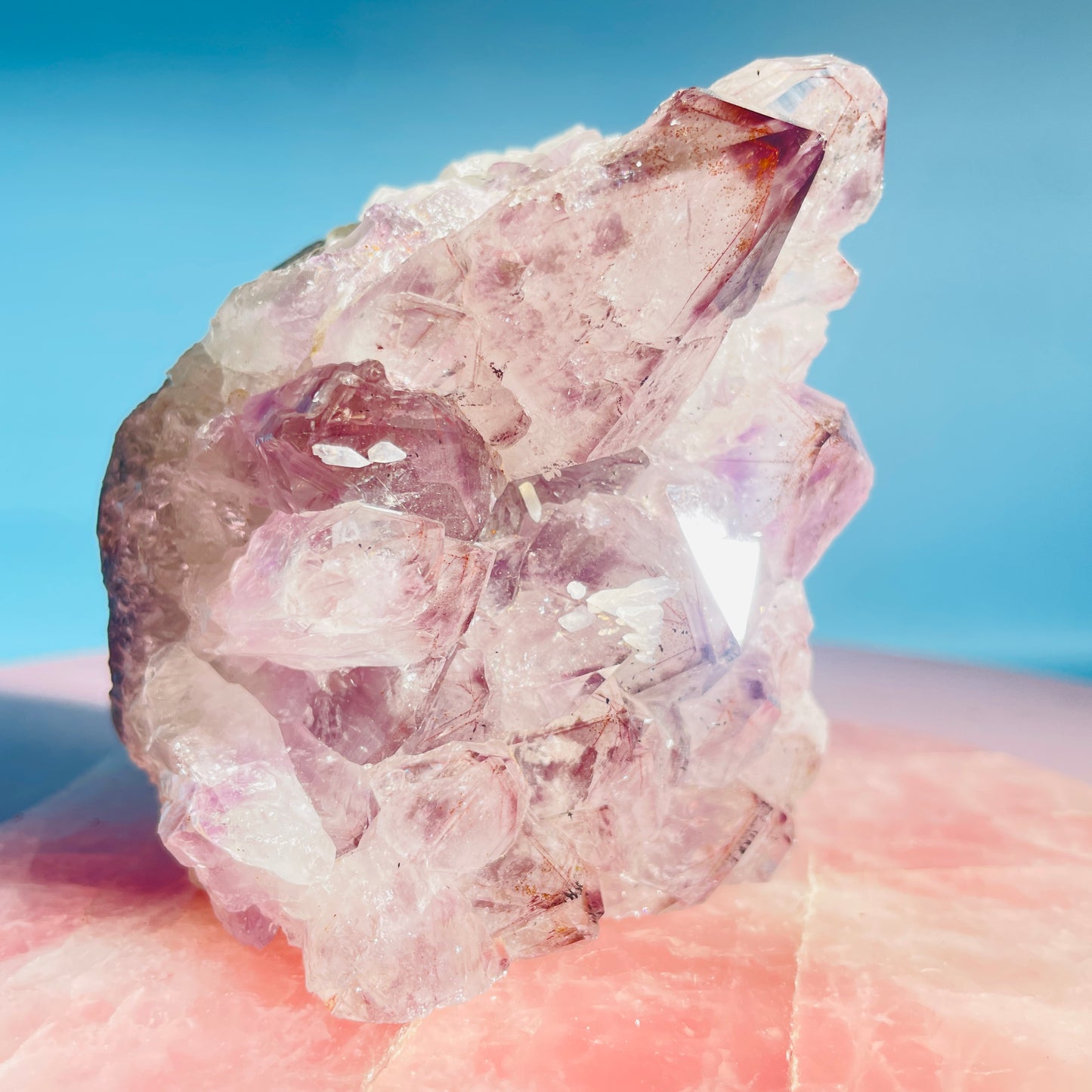 Amethyst Medium Standing Cluster (Video)