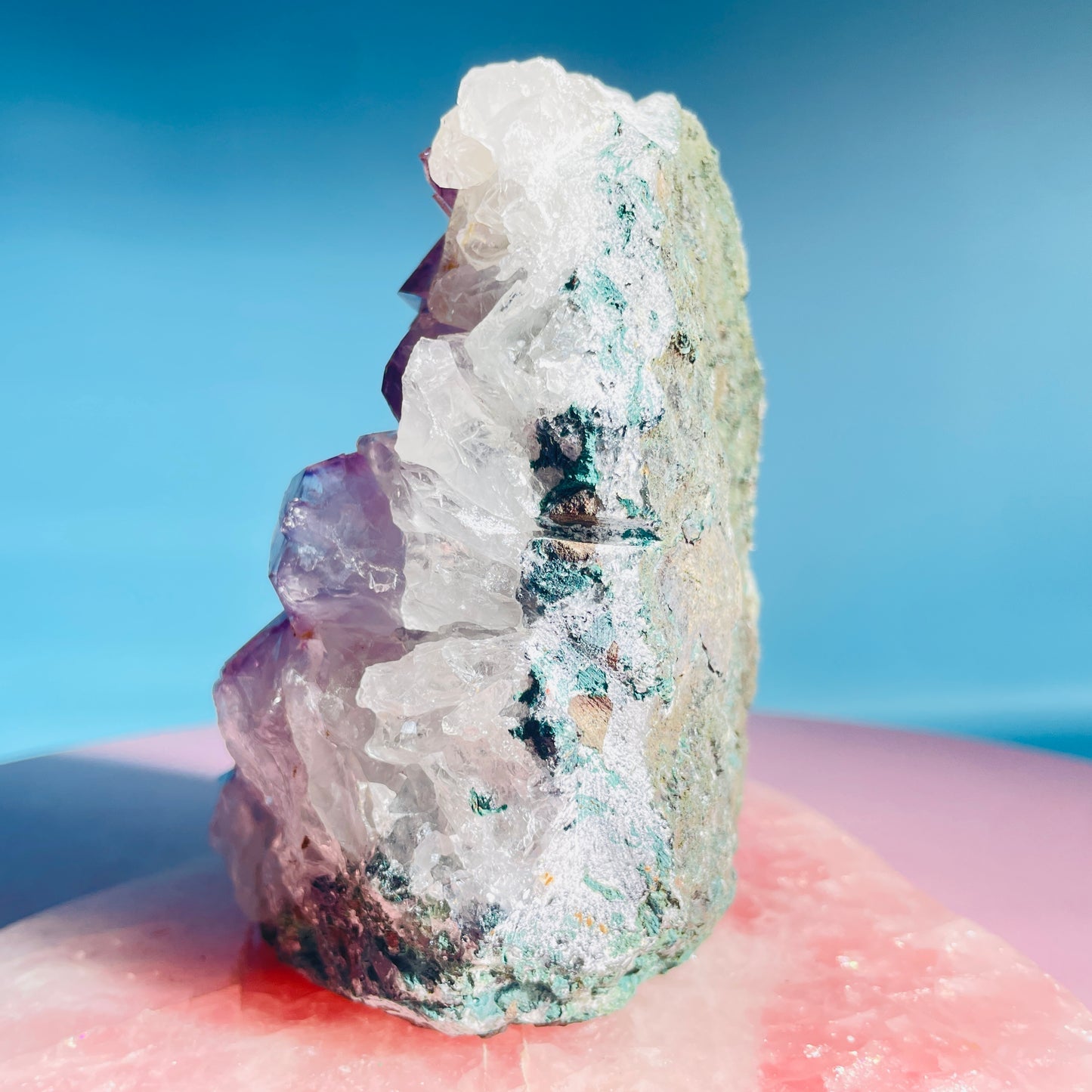 Amethyst Medium Standing Cluster (Video)