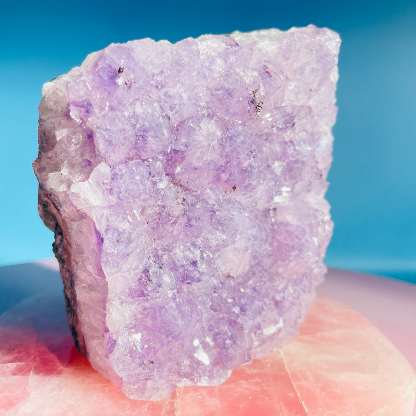 Amethyst Medium Standing Cluster (Video)