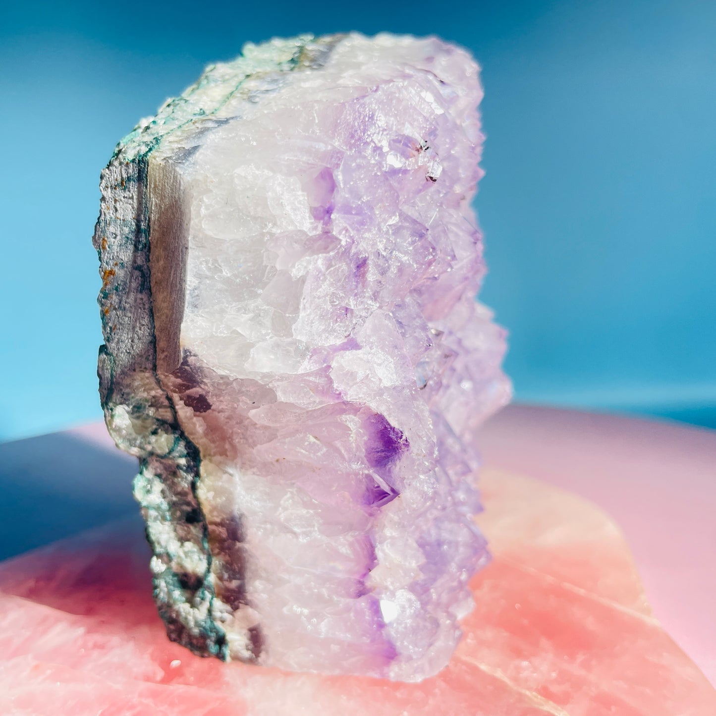 Amethyst Medium Standing Cluster (Video)