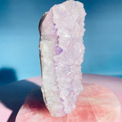 Amethyst Medium Standing Cluster (Video)