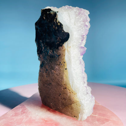 Amethyst Medium Standing Cluster (Video)