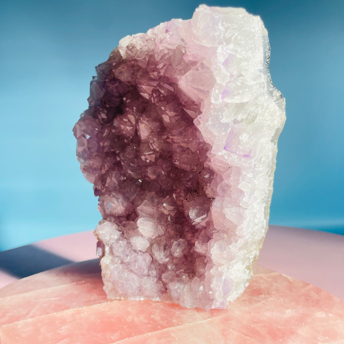 Amethyst Medium Standing Cluster (Video)