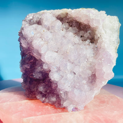 Amethyst Medium Standing Cluster (Video)