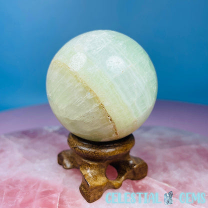 Pistachio Calcite Medium Sphere