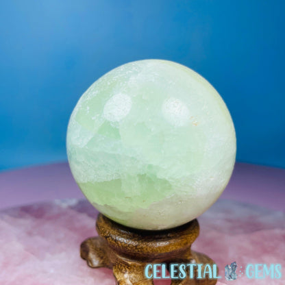 Pistachio Calcite Medium Sphere