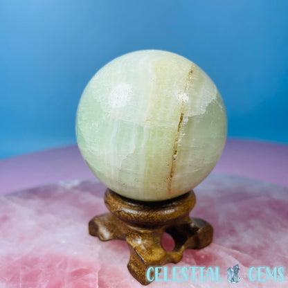 Pistachio Calcite Medium Sphere