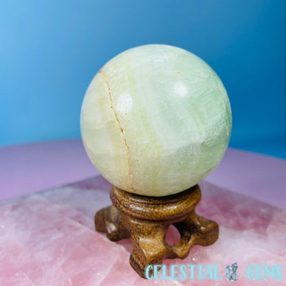 Pistachio Calcite Medium Sphere