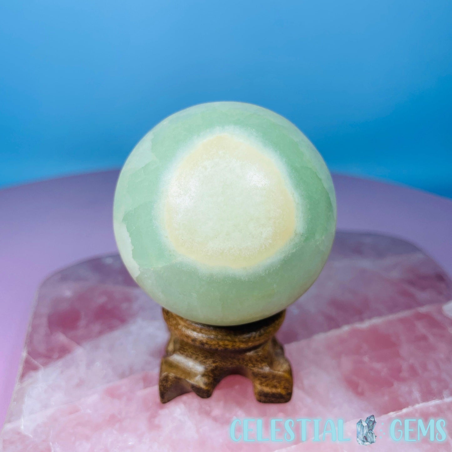 Pistachio Calcite Medium Sphere