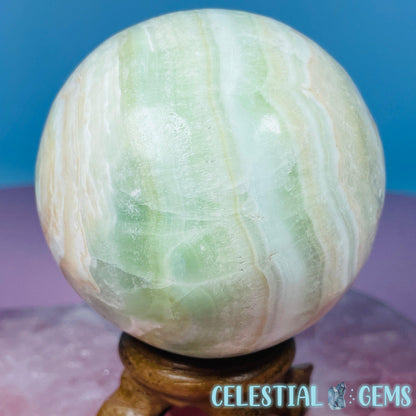 Pistachio Calcite Medium Sphere