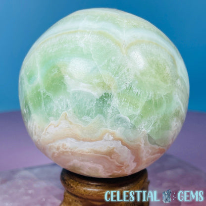 Pistachio Calcite Medium Sphere