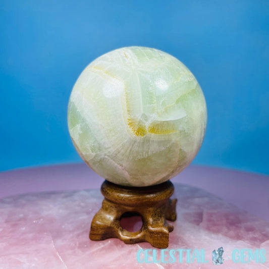 Pistachio Calcite Medium Sphere