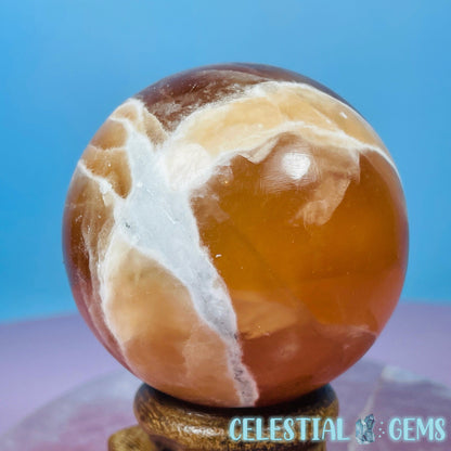 Honey Calcite Medium Sphere