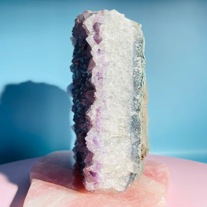 Amethyst Large Standing Cluster (Video)