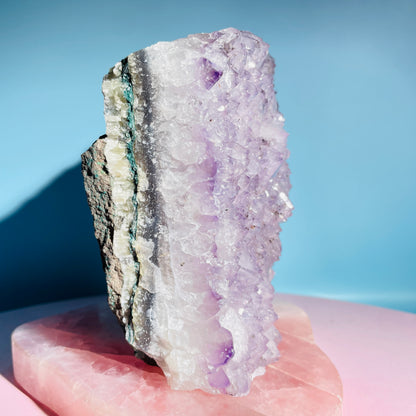 Amethyst Large Standing Cluster (Video)