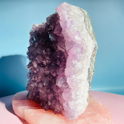 Amethyst Large Standing Cluster (Video)