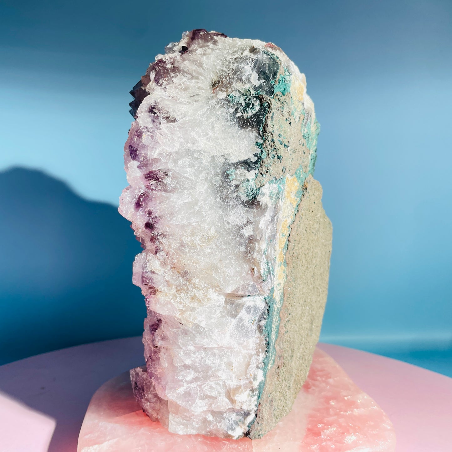 Amethyst Large Standing Cluster (Video)