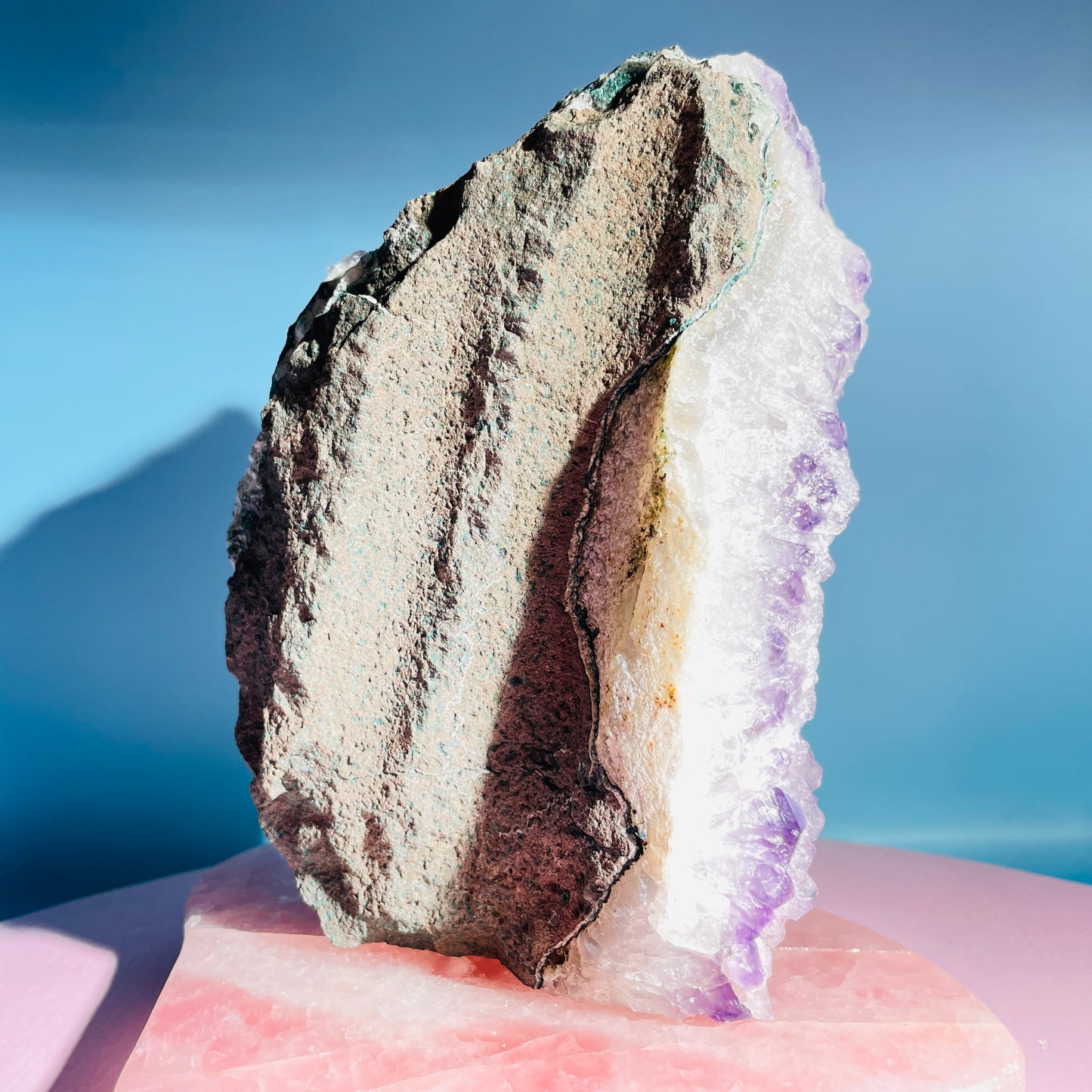 Amethyst Large Standing Cluster (Video)