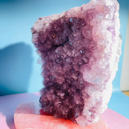 Amethyst Large Standing Cluster (Video)