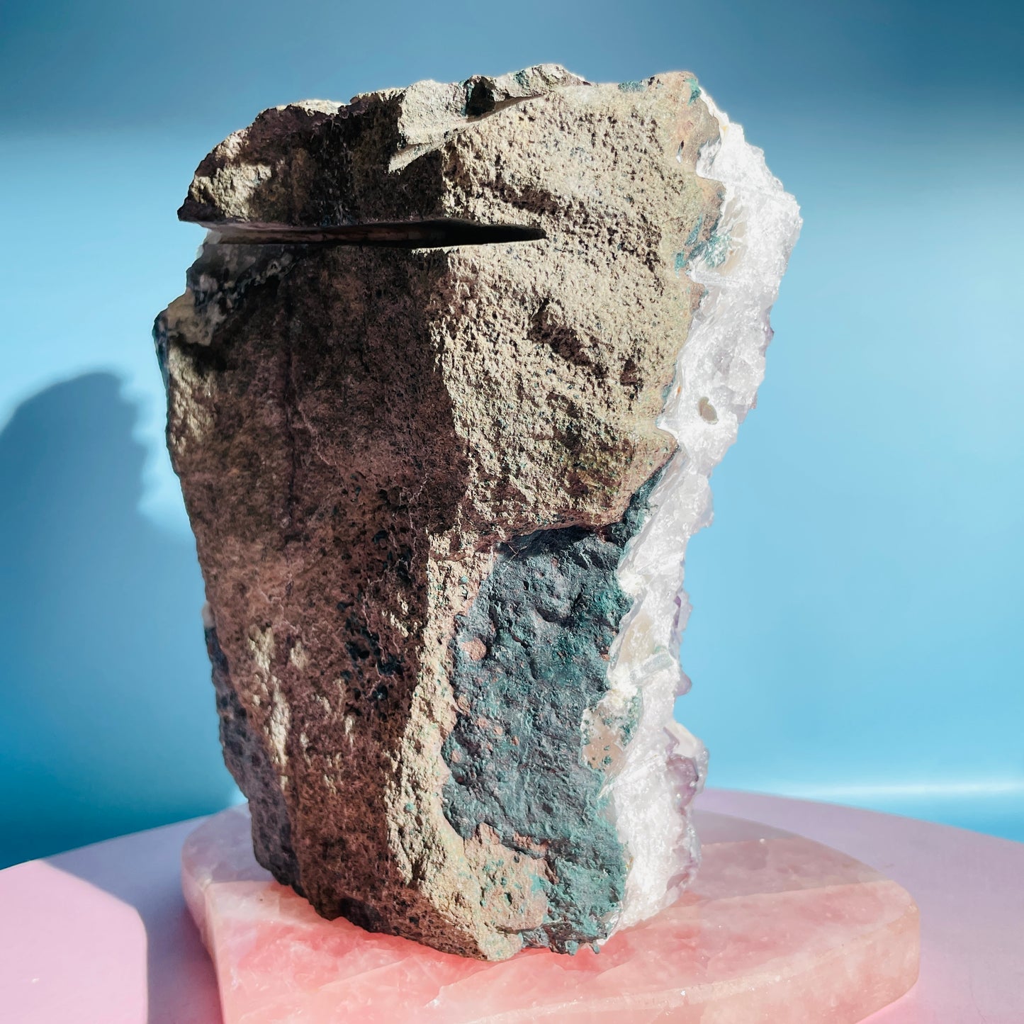 Amethyst Large Standing Cluster (Video)