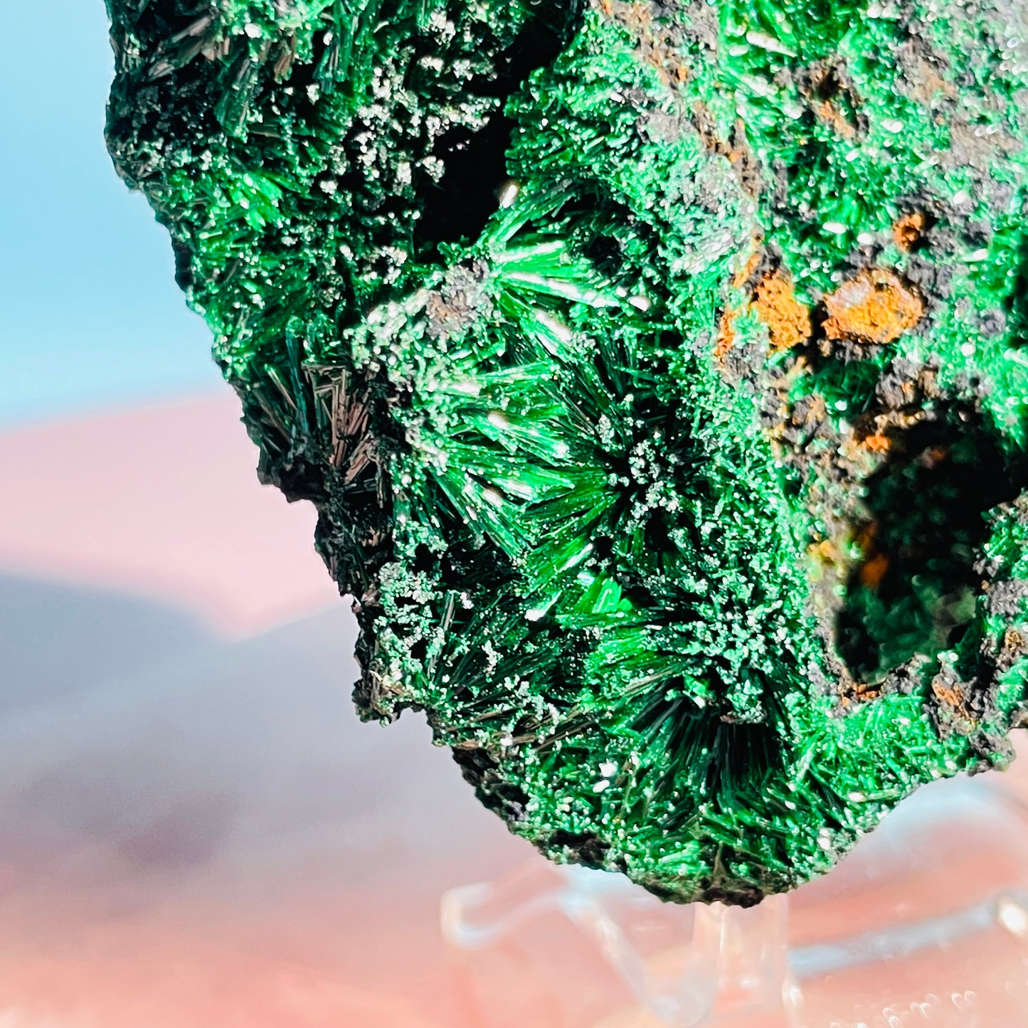 Velvet Silky Malachite Medium Raw Cluster Specimen (Video)