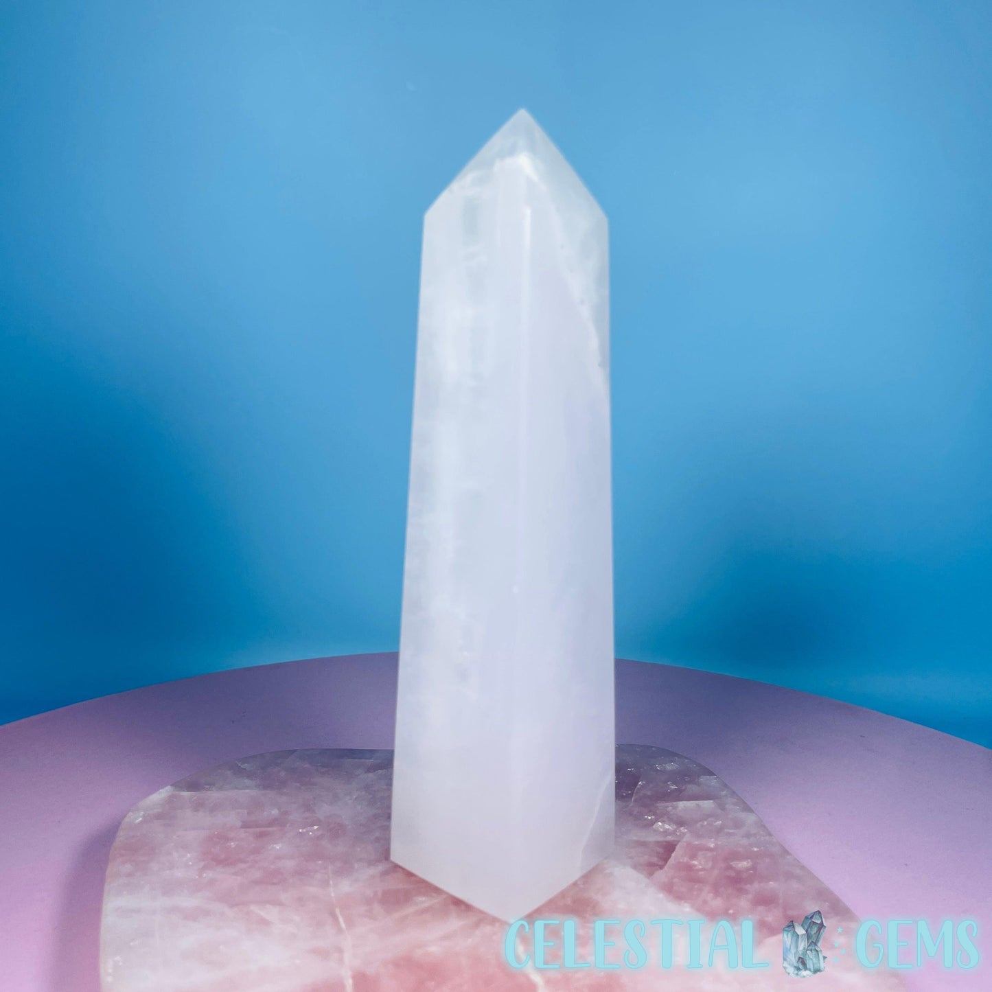 Mangano UV Calcite Large Obelisk Tower