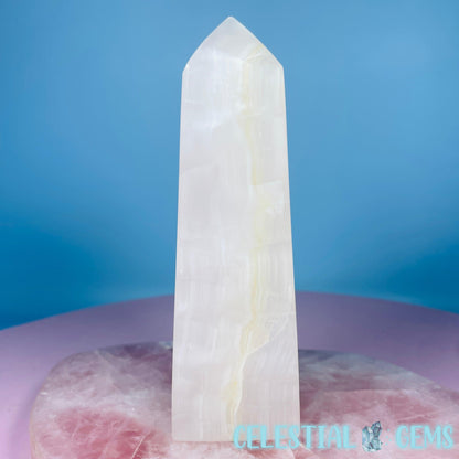 Mangano UV Calcite Medium Chunky Obelisk Tower