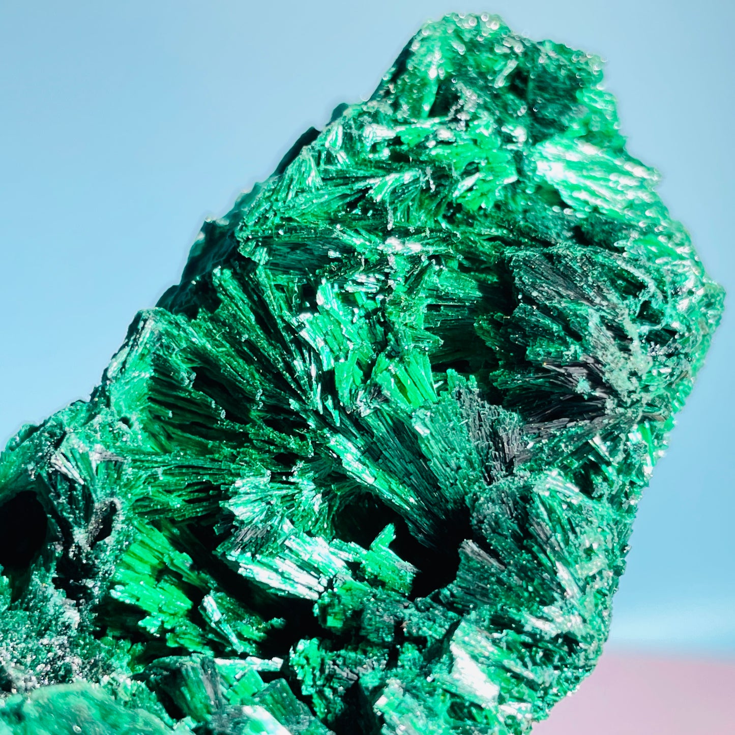 Velvet Silky Malachite Medium Raw Cluster Specimen (Video)