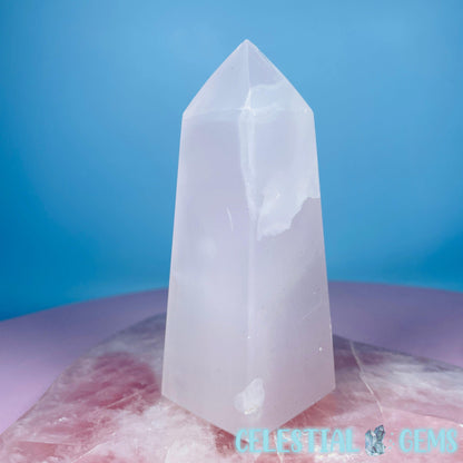 Mangano UV Calcite Small Chunky Obelisk Tower