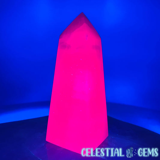 Mangano UV Calcite Small Chunky Obelisk Tower