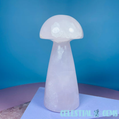 Mangano UV Calcite Mushroom Medium Carving