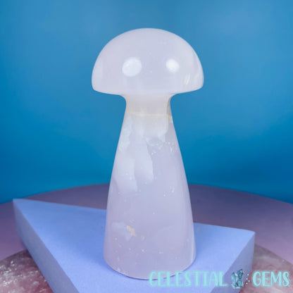 Mangano UV Calcite Mushroom Medium Carving