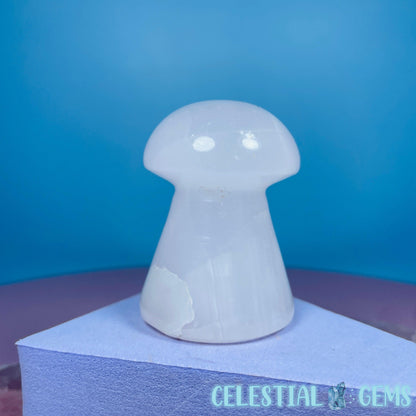 Mangano UV Calcite Mushroom Small Carving