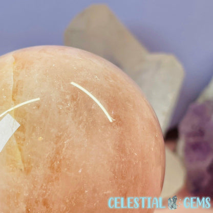 RARE Morganite Beryl Large Sphere