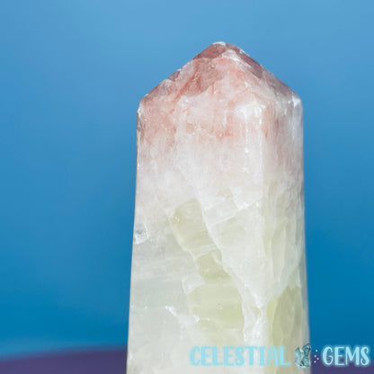 Rose Calcite Small Obelisk Tower