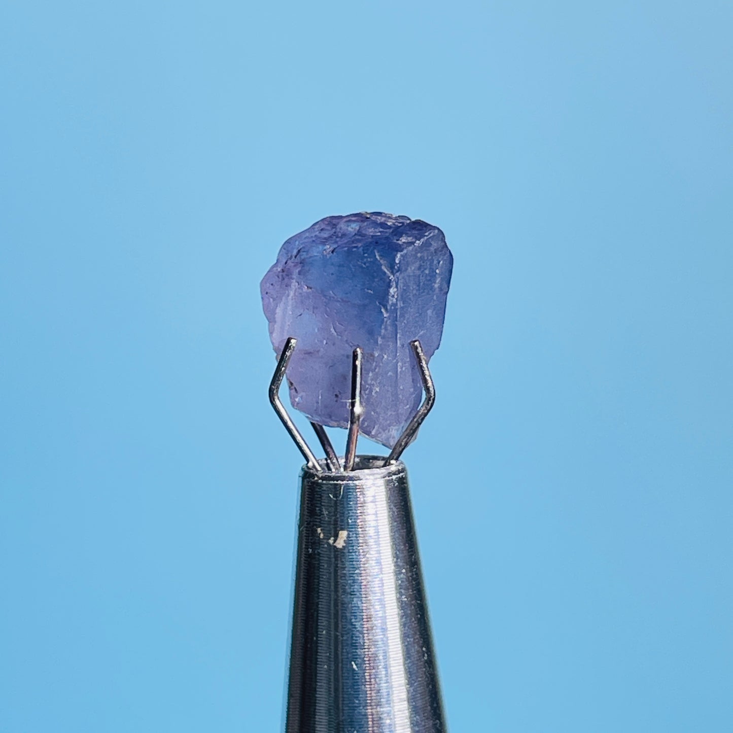 Tanzanite Mini Crystal in Specimen Pottle (Video)