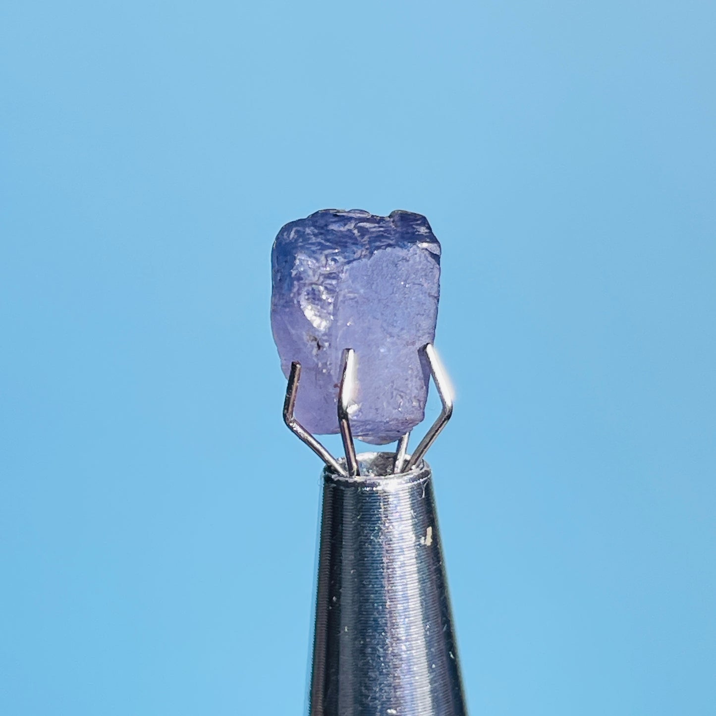 Tanzanite Mini Crystal in Specimen Pottle (Video)