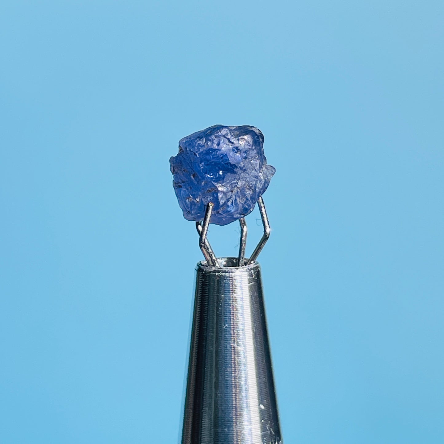 Tanzanite Mini Crystal in Specimen Pottle (Video)