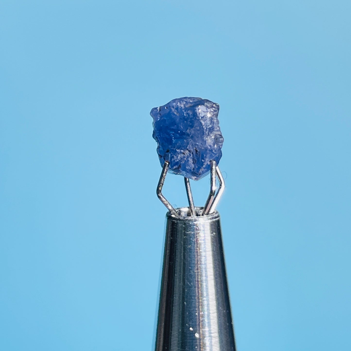 Tanzanite Mini Crystal in Specimen Pottle (Video)