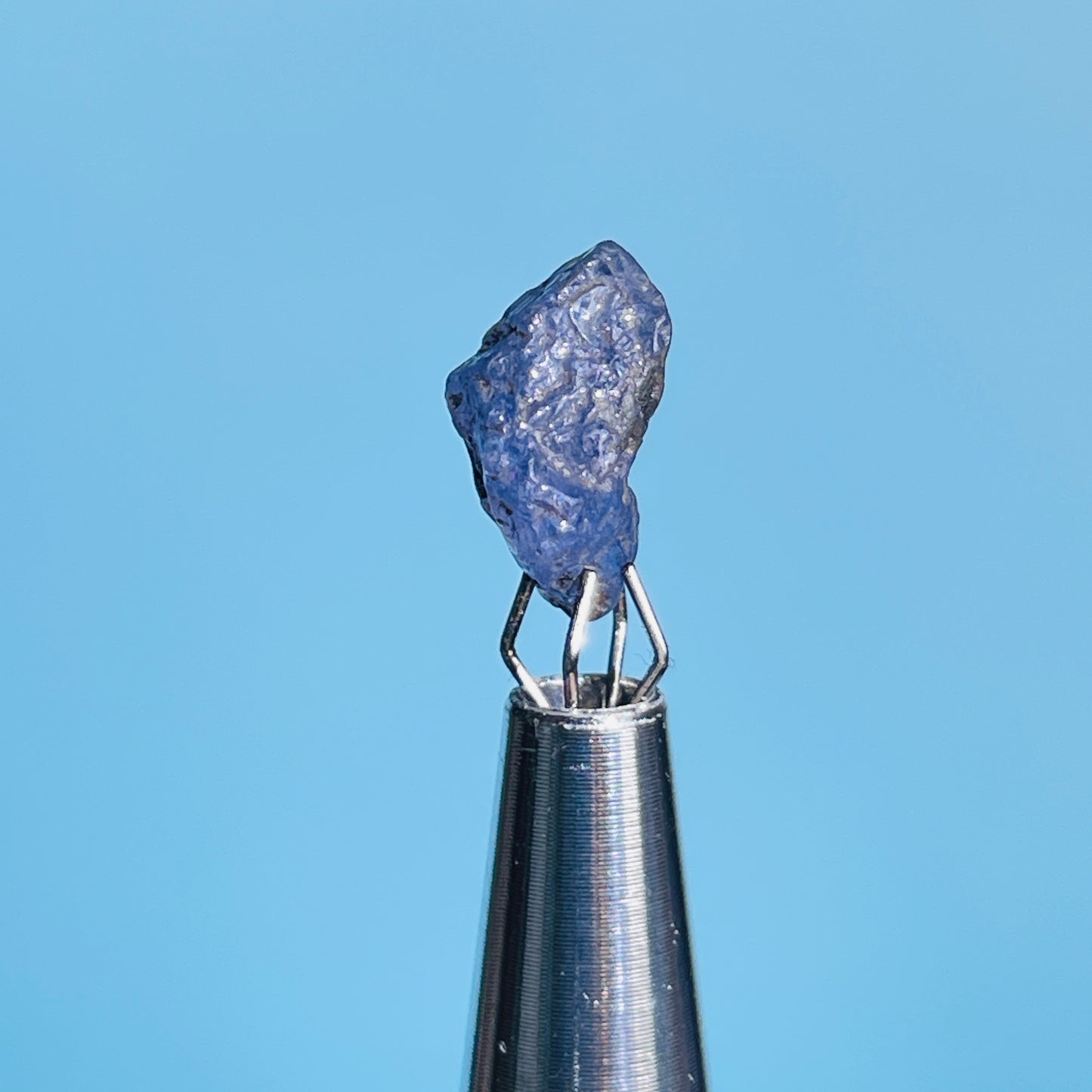 Tanzanite Mini Crystal in Specimen Pottle (Video)