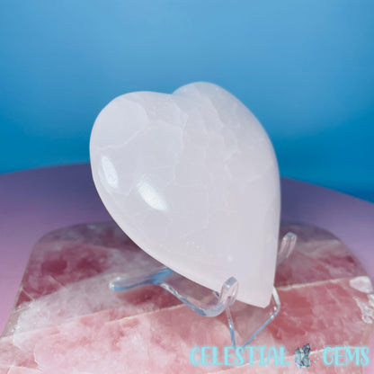 Mangano UV Calcite Heart Medium Carving