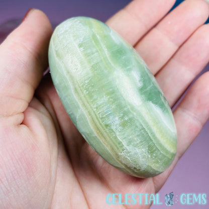 Pistachio Calcite Palmstone