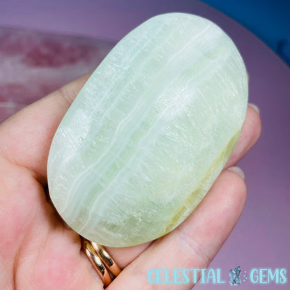 Pistachio Calcite Palmstone