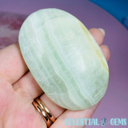 Pistachio Calcite Palmstone