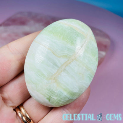 Pistachio Calcite Palmstone