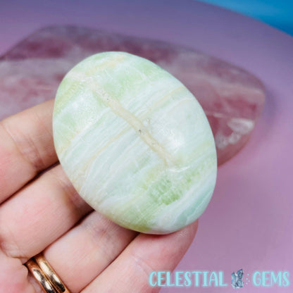 Pistachio Calcite Palmstone