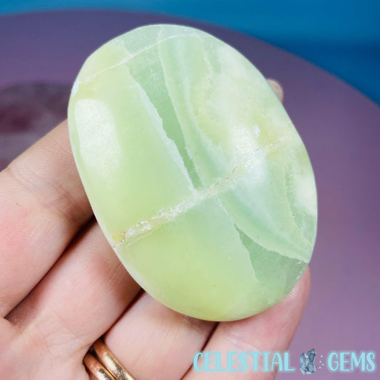 Pistachio Calcite Palmstone