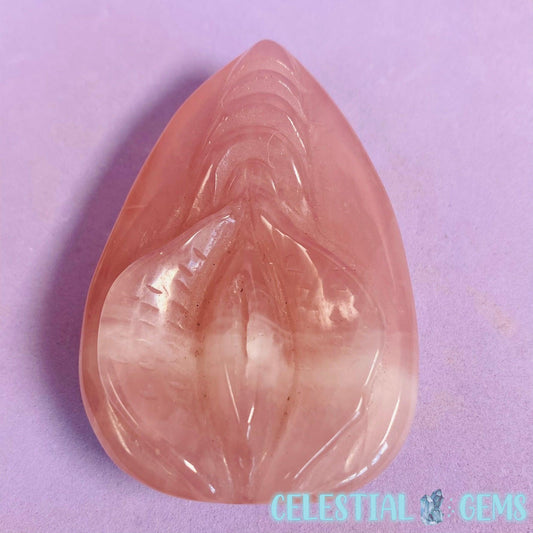 Rose Quartz Labia Carving (R18)